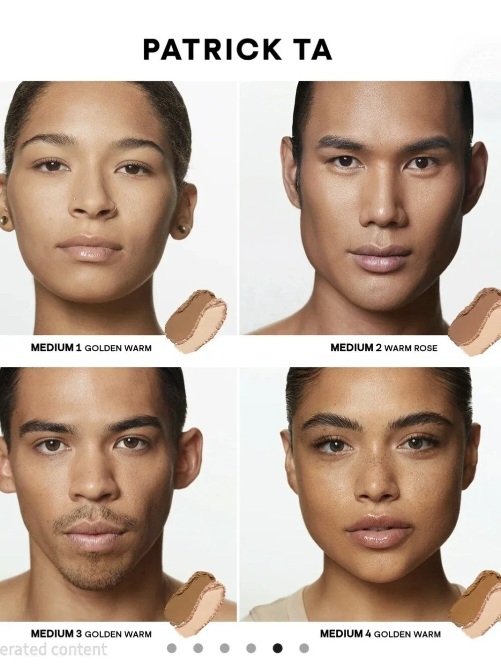 NEW~ PATRICK TA Major Skin Créme Foundation & Finishing Powder~ Medium 2
